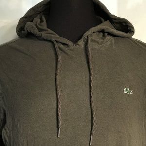 Lacoste Men Casual Lightweight Pullover Hoodie